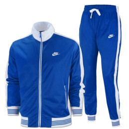 Nike Men's Sportswear 2 Piece Set Tracksuit Royal /White