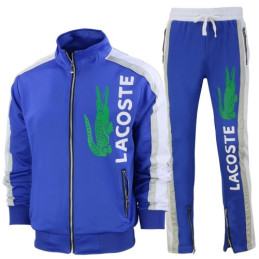 Lacoste Men's Sport Color-Blocked Track Suit Royal