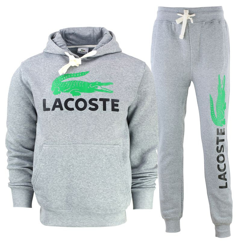 Lacoste Men’s Cotton Fleece Pullover Hoodie & Pants Set