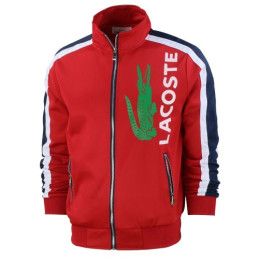 Lacoste Men's Sport Color-Blocked Track Suit Red