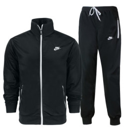 Nike Men's Knit Tracksuit Black/White