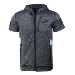 Nike Men's Tech Short-Sleeve Full Zip Hoodie & Short Set