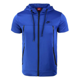 Nike Men's Tech Short-Sleeve Full Zip Hoodie & Short Set