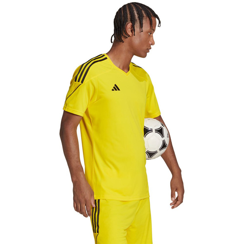 Adidas Men's 3-Stripes  Fleece Shorts & Tee Shirt Set