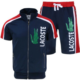 Lacoste Sport Color-Blocked Jacket & Short Set 2 Pc Set