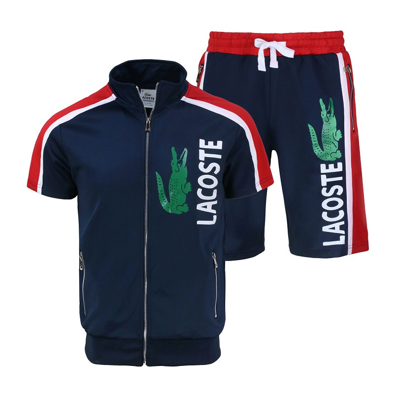 Lacoste Sport Color-Blocked Jacket & Short Set 2 Pc Set