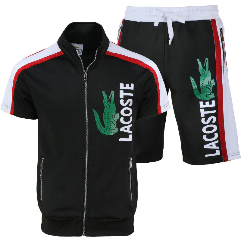 Lacoste Sport Color-Blocked Jacket & Short Set 2 Pc Set