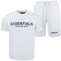 Men's Fear of God Essentials Crewneck T-Shirt & Short Set