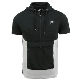 Nike Men's Tech Short-Sleeve Full Zip  Cargo Hoodie & Short Set