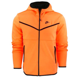 Nike Tech Fleece Full-Zip Hoodie & Pants 2 Pc Set  Orange