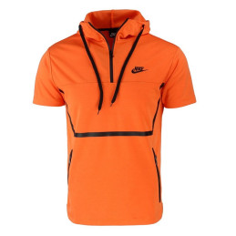 Nike Sportswear Tech Fleece Short-Sleeve Full Zip Hoodie & Short Set