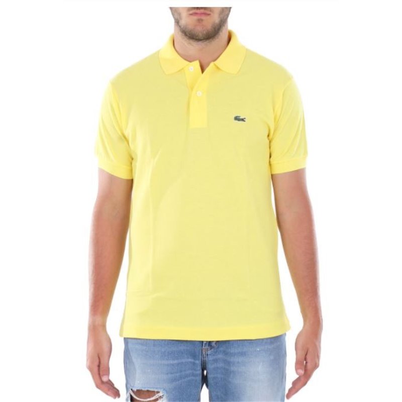 Lacoste Pique Polo Shirt  Yellow