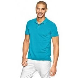 Lacoste Pique Polo Aqua Cyan