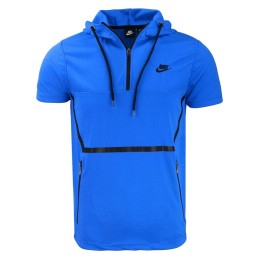 Nike Sportswear Tech Fleece Short-Sleeve Full Zip Hoodie & Short Set