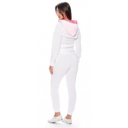 Nike Sportswear Club Fleece Women's Full Zip Hoodie & Pants Set White