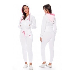 Nike Sportswear Club Fleece Women's Full Zip Hoodie & Pants Set White