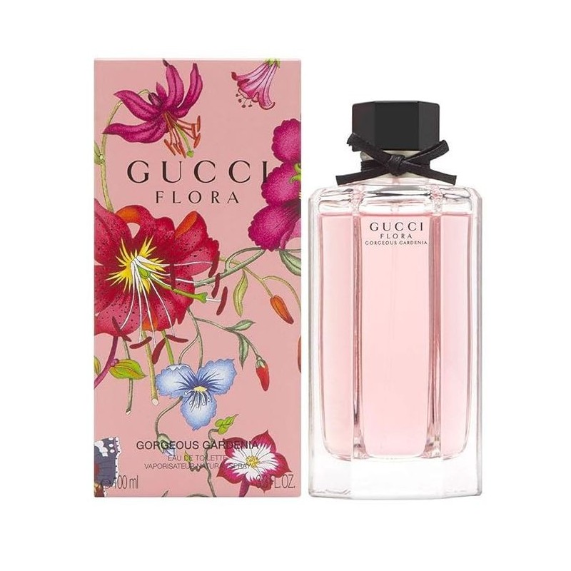 Gucci Flora Gorgeous Gardenia Eau de Toilette Perfume for Women 3.3 Oz