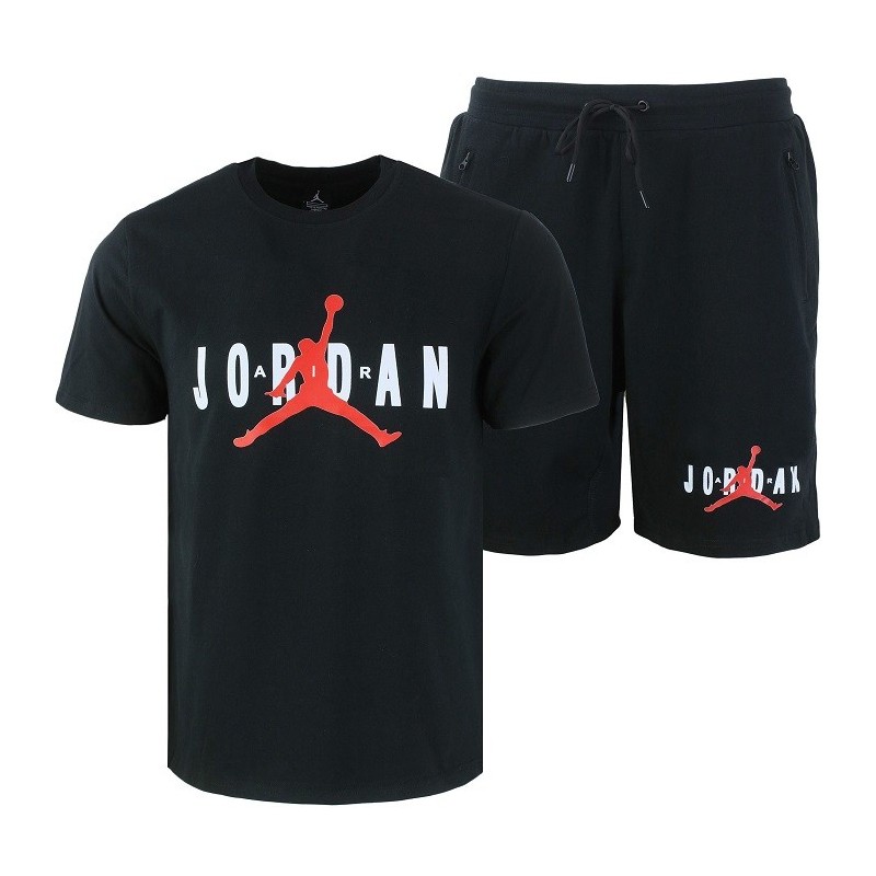 Nike Men's Jordan Air Crewneck  Top & Short Set