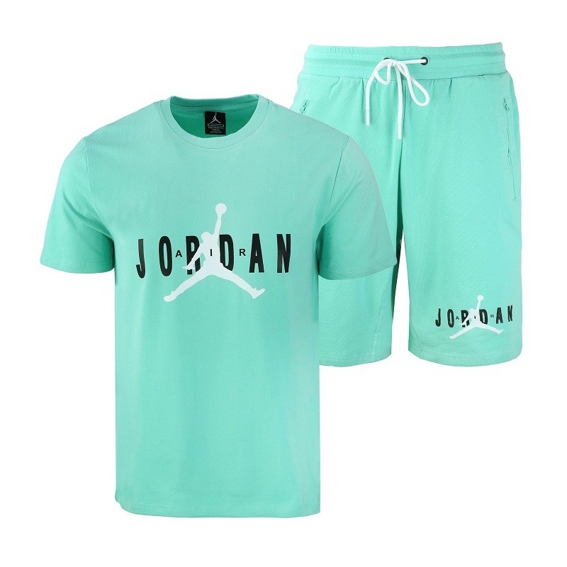 Nike Men's Jordan Air Crewneck  Top & Short Set