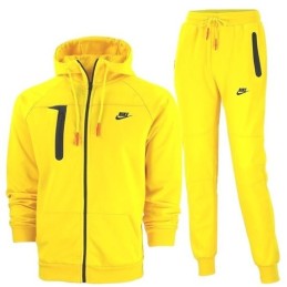 Nike Sportswear Tech Fleece Hoodie & Pants Men's Yellow