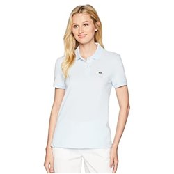 Lacoste Womens Classic Short Sleeve Polo Shirt - Rill Blue