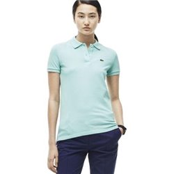 Lacoste Womens Classic Short Sleeve Polo Shirt - Mint Green