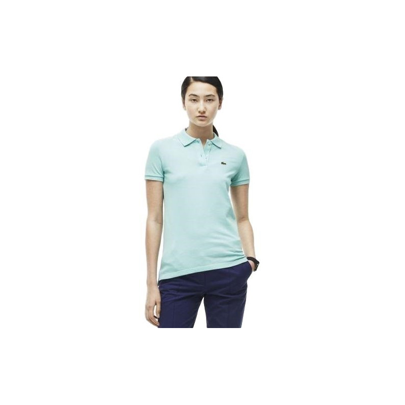 Lacoste Womens Classic Short Sleeve Polo Shirt - Mint Green