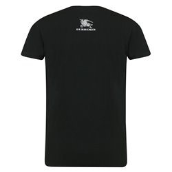 Burberry Men's Cruise Abtot Black Cotton T-shirt