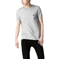 Burberry Men's Crew Neck T- Shirt  Gray