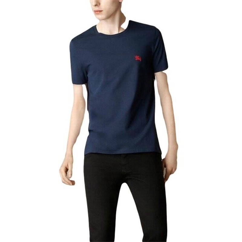 Burberry Men's Crew Neck T- Shirt  Navy