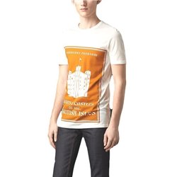 Burberrty Men's Book Cover Print Cotton T-Shirt