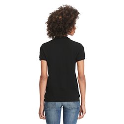 Ralph Lauren Women's Skinny Fit Cotton Mesh Polo Shirt Black