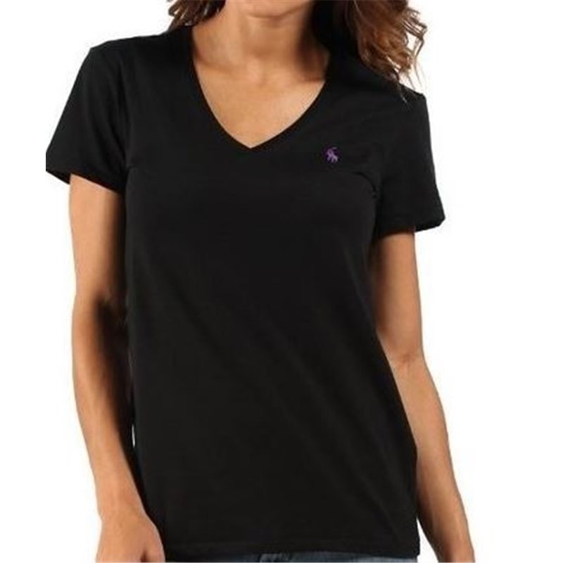 Polo Ralph Lauren Women's V Neck T Shirts Black