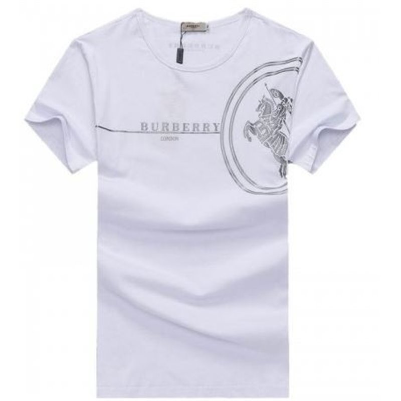 Burberry London Men's Check Graphic Cotton T-Shirt