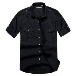 Burberry Men's Cargo Short Sleeve Shirt