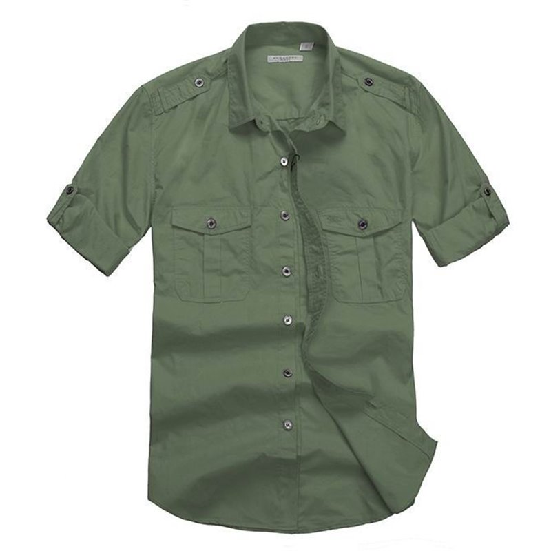 Burberry Men's Cargo Short Sleeve Shirt