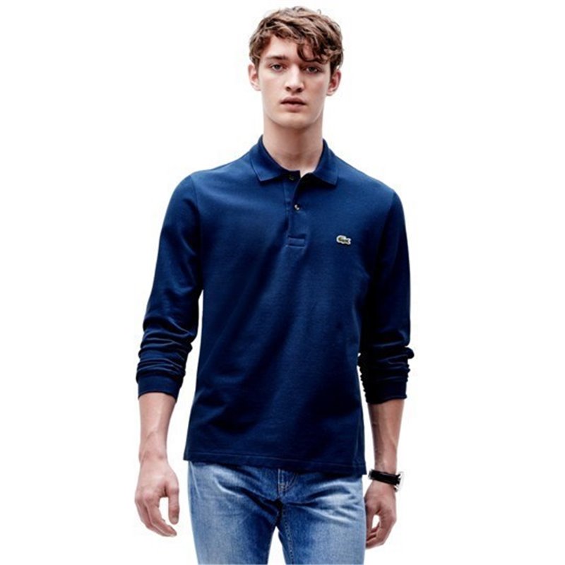 Lacoste Men's Long Sleeve Classic Pique Polo Shirt