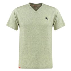 Burberry Brit Men's V Neck T- Sand Heather