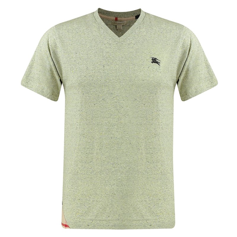 Burberry Brit Men's V Neck T- Sand Heather