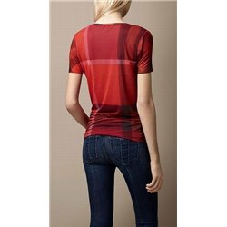 Burberry  London Check Front  T-Shirt -Women's