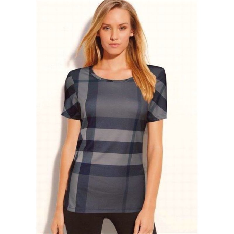 Burberry  London Check Front  T-Shirt -Women's