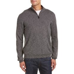 LOCKHART CASHMERE Lockhart Cashmere 1/4-Zip Cashmere Pullover