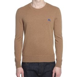 BURBERRY Burberry Men's Beige Cashmere Sweater