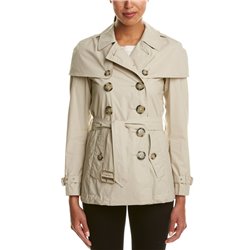 BURBERRY Burberry Lightweight Cape Detail Trench Coat