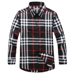 Burberry Brit Men's Long Sleeve Check Shirt Black