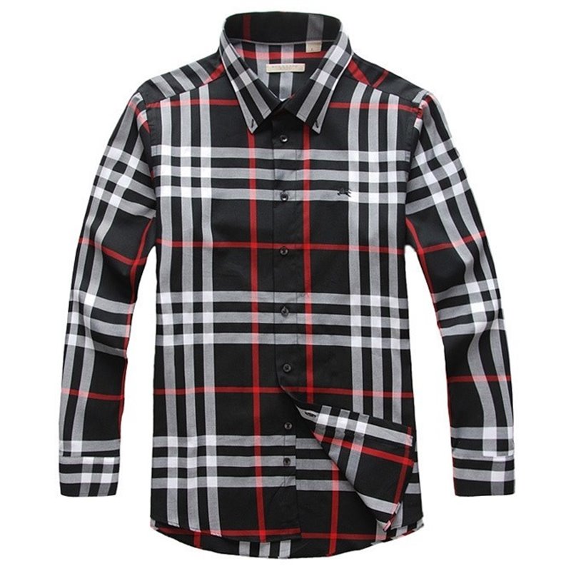 Burberry Brit Men's Long Sleeve Check Shirt Black